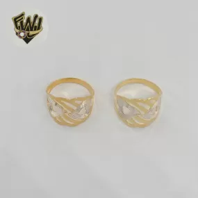 (1-3033) Gold Laminate - Two Tone Ring - BGF