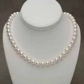 9.00-9.42 mm GIA Certified Hanadama Akoya Pearl Necklace