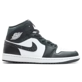 Air Jordan 1 Mid SE - Off Noir/Black/White