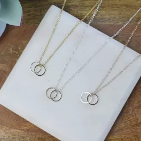 Double Karma Pendant Necklace