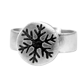 Snowflake Adjustable Ring